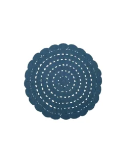 Tapis Enfant Alma Rond Bleu, Nattiot