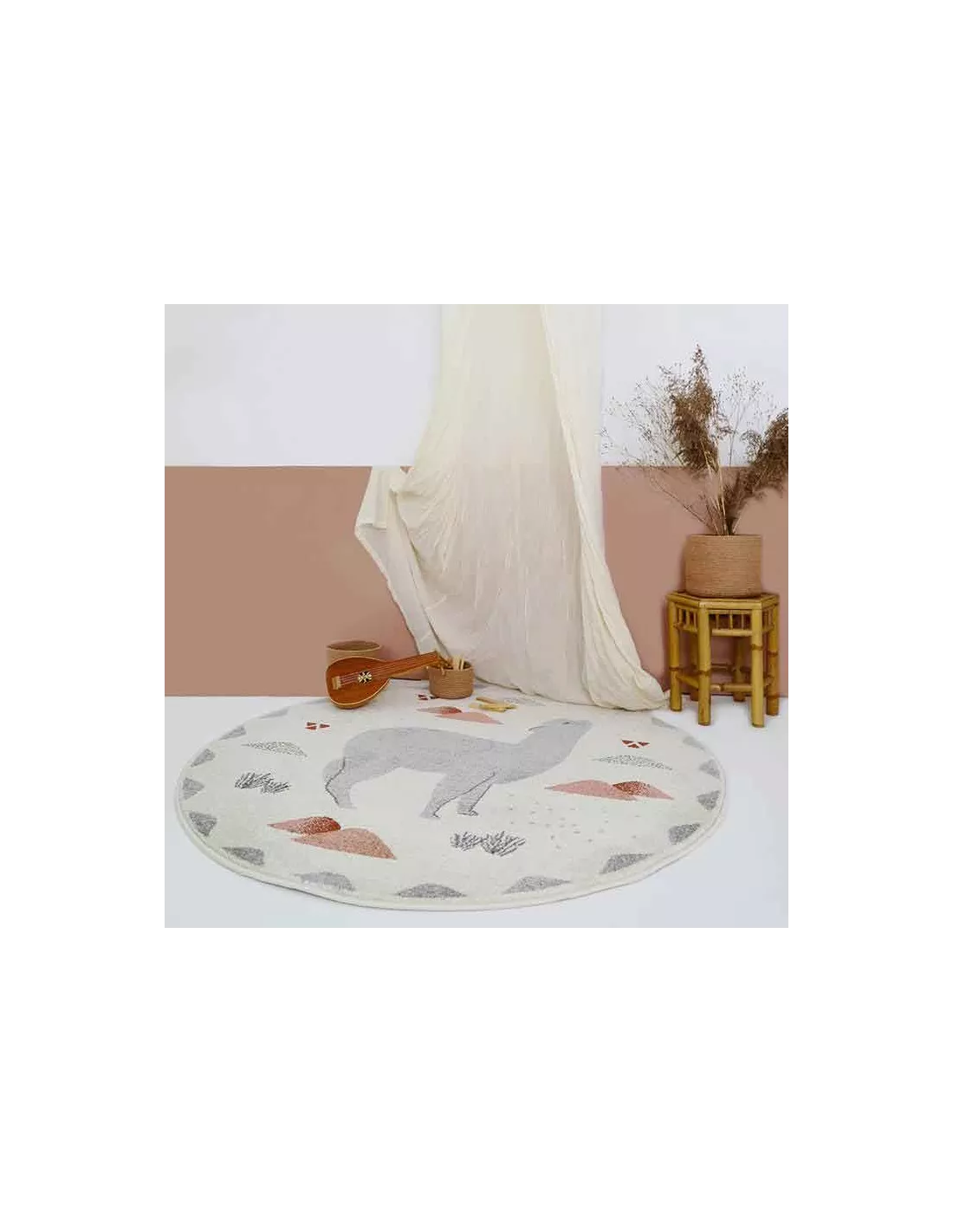 Tapis enfant Andina rond, Nattiot Tapis Enfant Andina Rond, Nattiot -Deco En Ligne Magasin tapis enfant andina rond nattiot 1