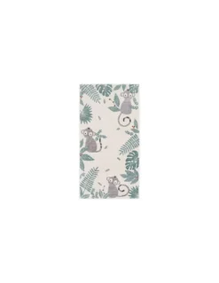 Tapis Enfant Monkey Paradise Gris, Nattiot