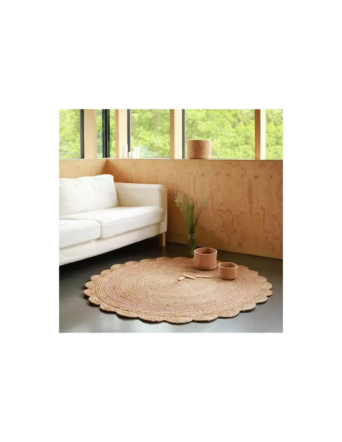 Tapis enfant Neha nude rond, Nattiot Tapis Enfant Neha Nude Rond, Nattiot -Deco En Ligne Magasin tapis enfant neha nude rond nattiot 1