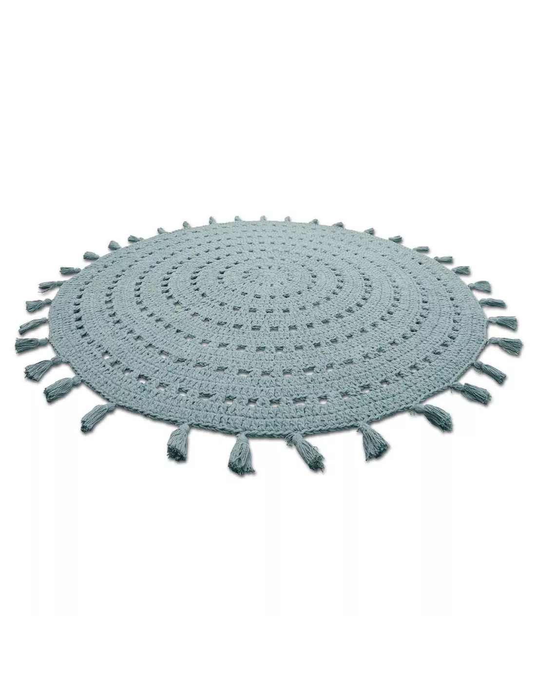 Tapis enfant rond Nila vert pâle , Nattiot Tapis Enfant Rond Nila Vert Pâle , Nattiot -Deco En Ligne Magasin tapis enfant rond nila vert pale nattiot