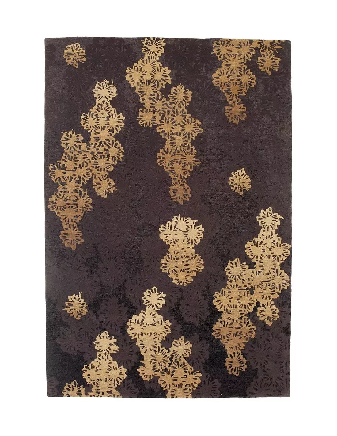 Tapis Hanakiriko Hakone Black/Gold, K3 design by Kenzo Takada Tapis Hanakiriko Hakone Black/Gold, K3 Design By Kenzo Takada -Deco En Ligne Magasin tapis hanakiriko hakone blackgold k3 design by kenzo takada
