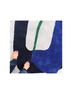 Tapis Inclusion Bleu électrique, Edito 3 Tapis Inclusion Bleu électrique, Edito -Deco En Ligne Magasin tapis inclusion bleu electrique edito 3