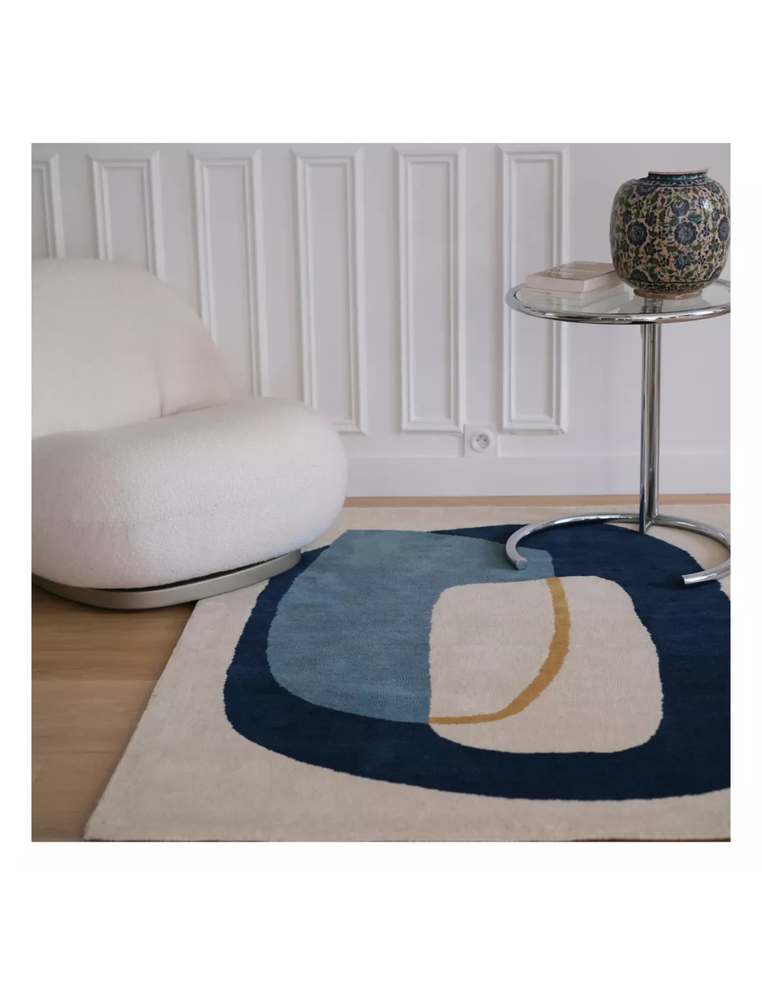 Tapis Inclusion bleu orage, Edito Tapis Inclusion Bleu Orage, Edito -Deco En Ligne Magasin tapis inclusion bleu orage edito 2