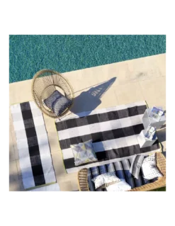 Tapis Saliya Noir Outdoor, Designers Guild -Deco En Ligne Magasin tapis saliya noir outdoor designers guild 2