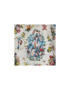 Tissu Angelots écarlate Jean Paul Gaultier