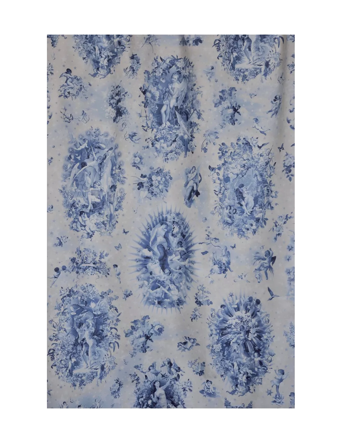 Tissu Angelots marin Jean Paul Gaultier Tissu Angelots Marin Jean Paul Gaultier -Deco En Ligne Magasin tissu angelots marin jean paul gaultier 1