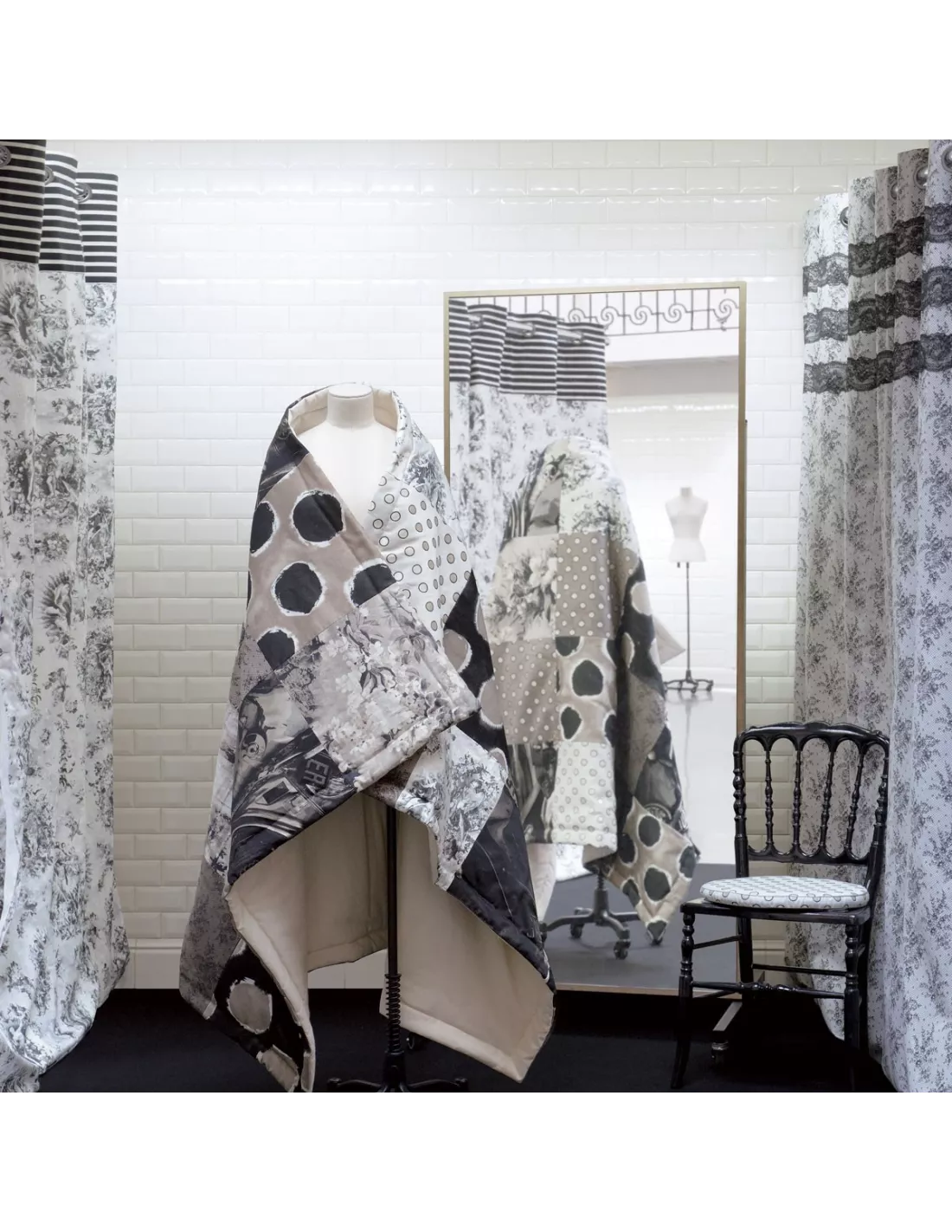 Tissu Angelots marin Jean Paul Gaultier Tissu Angelots Marin Jean Paul Gaultier -Deco En Ligne Magasin tissu angelots marin jean paul gaultier 3