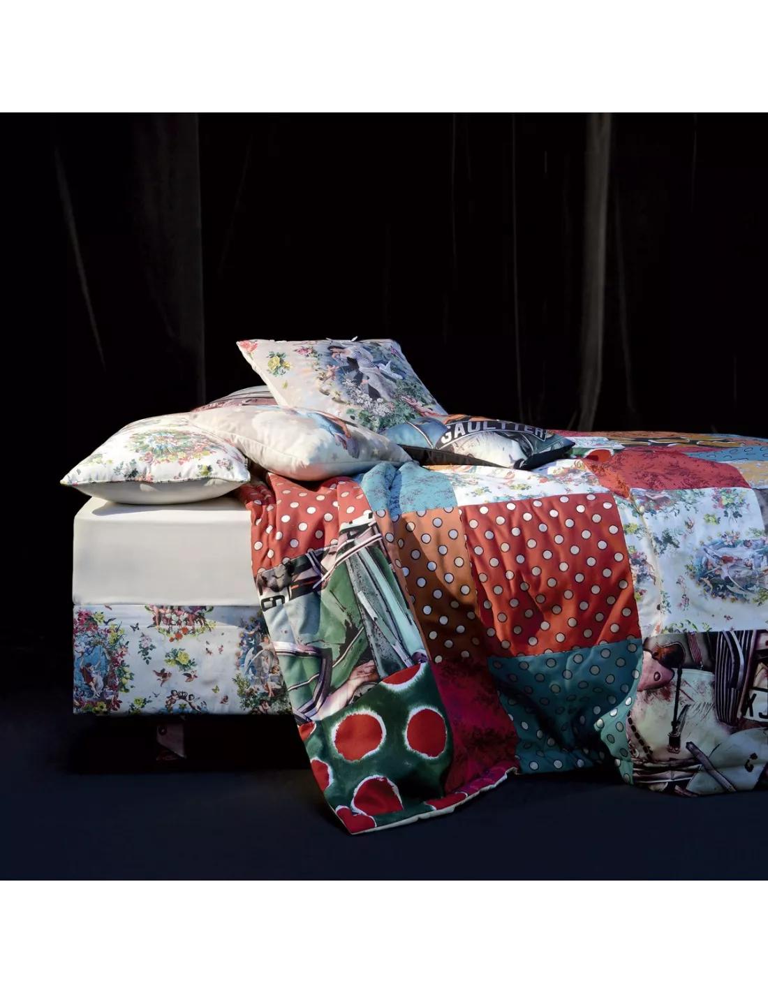 Tissu Angelots marin Jean Paul Gaultier Tissu Angelots Marin Jean Paul Gaultier -Deco En Ligne Magasin tissu angelots marin jean paul gaultier 4