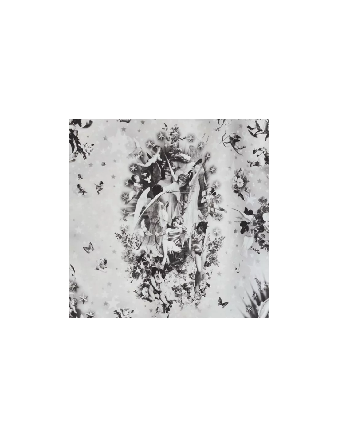 Tissu Angelots noir Jean Paul Gaultier Tissu Angelots Noir Jean Paul Gaultier -Deco En Ligne Magasin tissu angelots noir jean paul gaultier