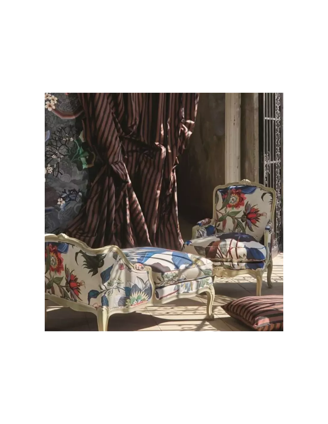 Tissu Atlantis Aube, Christian Lacroix Tissu Atlantis Aube, Christian Lacroix -Deco En Ligne Magasin tissu atlantis aube christian lacroix 1