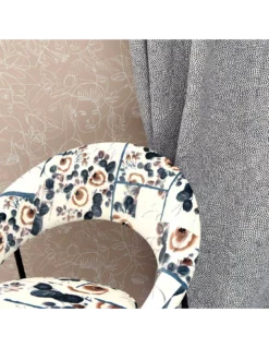 Tissu Babouchka Bleu, Jean Paul Gaultier -Deco En Ligne Magasin tissu babouchka bleu jean paul gaultier 2