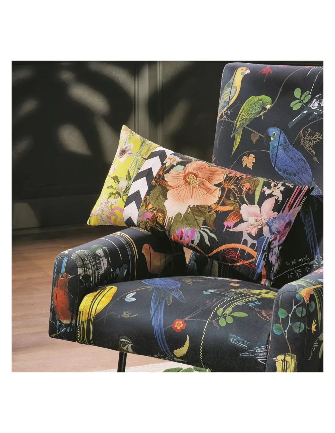 Tissu Birds Sinfonia Crepuscule, Christian Lacroix Tissu Birds Sinfonia Crepuscule, Christian Lacroix -Deco En Ligne Magasin tissu birds sinfonia crepuscule christian lacroix 3