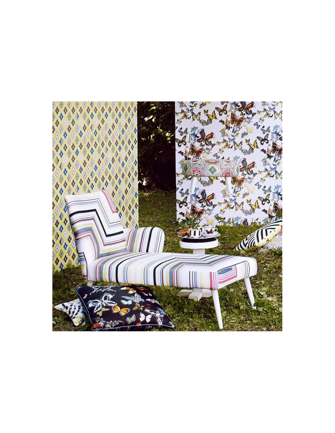 Tissu Butterfly Parade lagon, Christian Lacroix Tissu Butterfly Parade Lagon, Christian Lacroix -Deco En Ligne Magasin tissu butterfly parade lagon christian lacroix 1