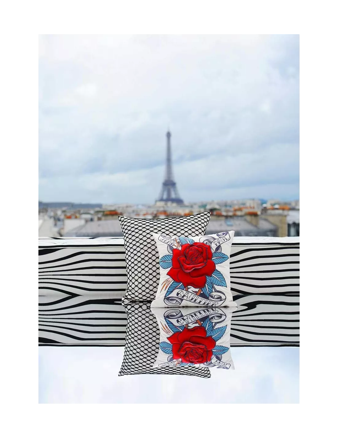 Tissu Cabaret graphite Jean Paul Gaultier Tissu Cabaret Graphite Jean Paul Gaultier -Deco En Ligne Magasin tissu cabaret graphite jean paul gaultier 2