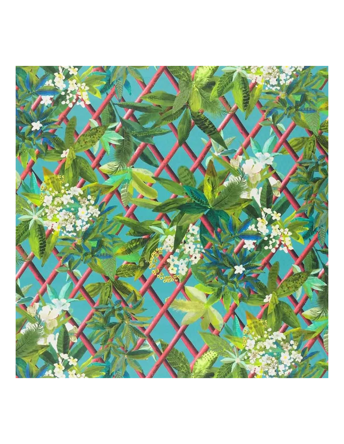 Tissu Canopy Turquoise, Christian Lacroix Tissu Canopy Turquoise, Christian Lacroix -Deco En Ligne Magasin tissu canopy turquoise christian