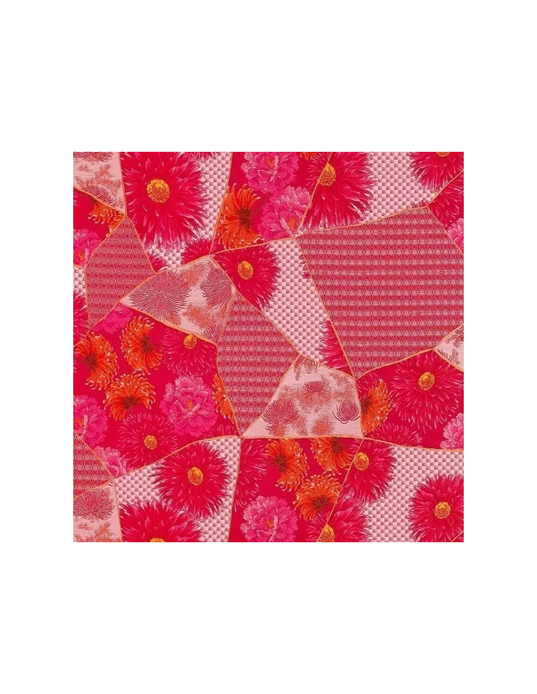 Tissu Hanatsugi Maiko fuschia, K3 design by Kenzo Takada Tissu Hanatsugi Maiko Fuschia, K3 Design By Kenzo Takada -Deco En Ligne Magasin tissu hanatsugi maiko fuschia k3 design by kenzo takada