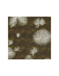 Tissu Kiku Awase Noir, K3 Design By Kenzo Takada