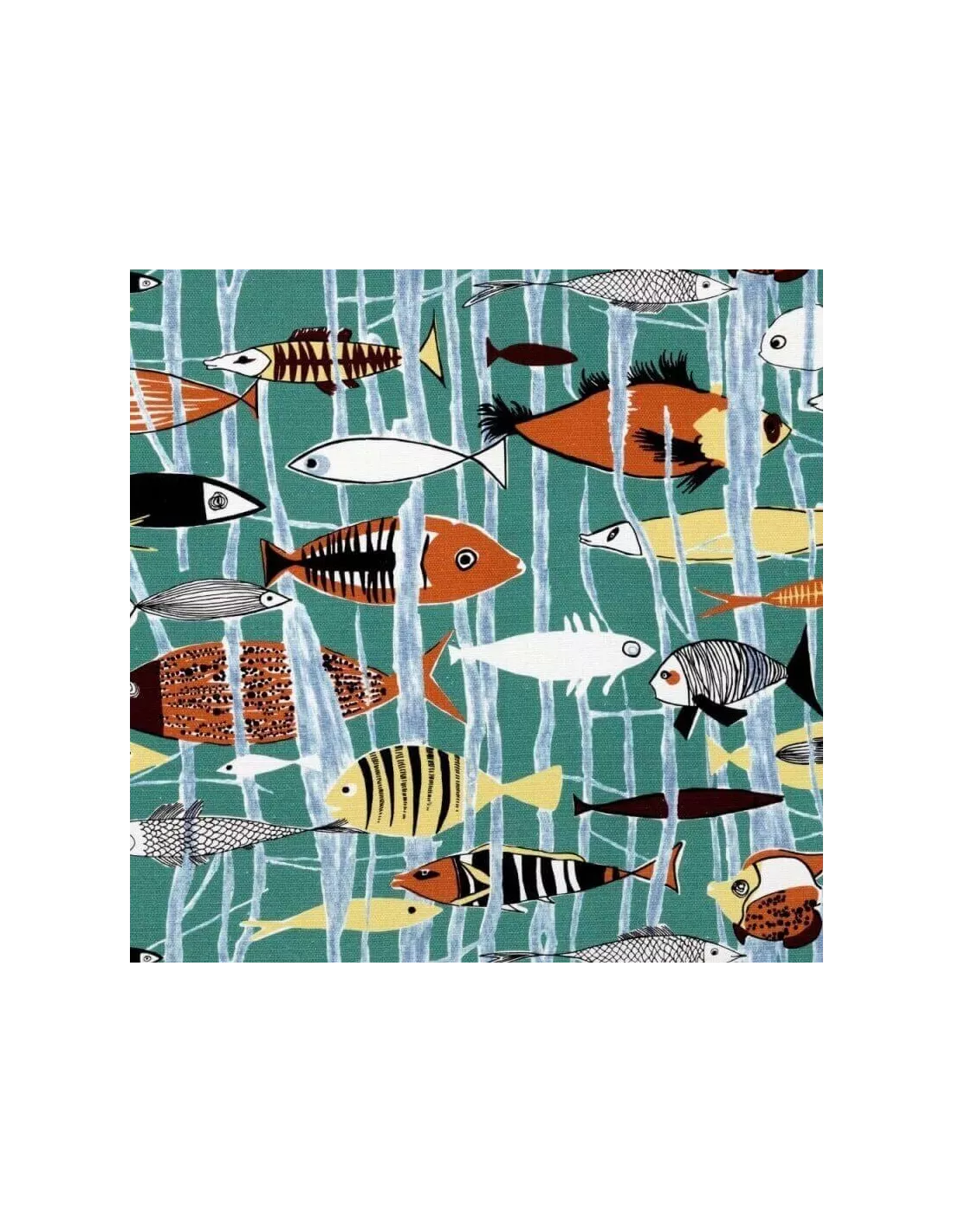 Tissu Lagon Azur, Lelievre Tissu Lagon Azur, Lelievre -Deco En Ligne Magasin tissu lagon azur lelievre