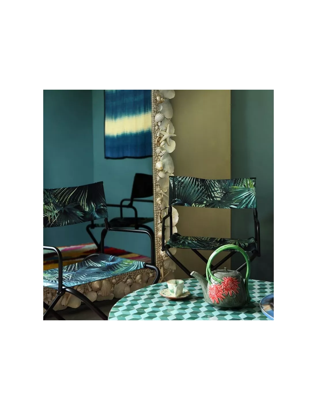 Tissu Les Marquises Émeraude Outdoor, Jean Paul Gaultier Tissu Les Marquises Émeraude Outdoor, Jean Paul Gaultier -Deco En Ligne Magasin tissu les marquises emeraude outdoor jean paul gaultier 2