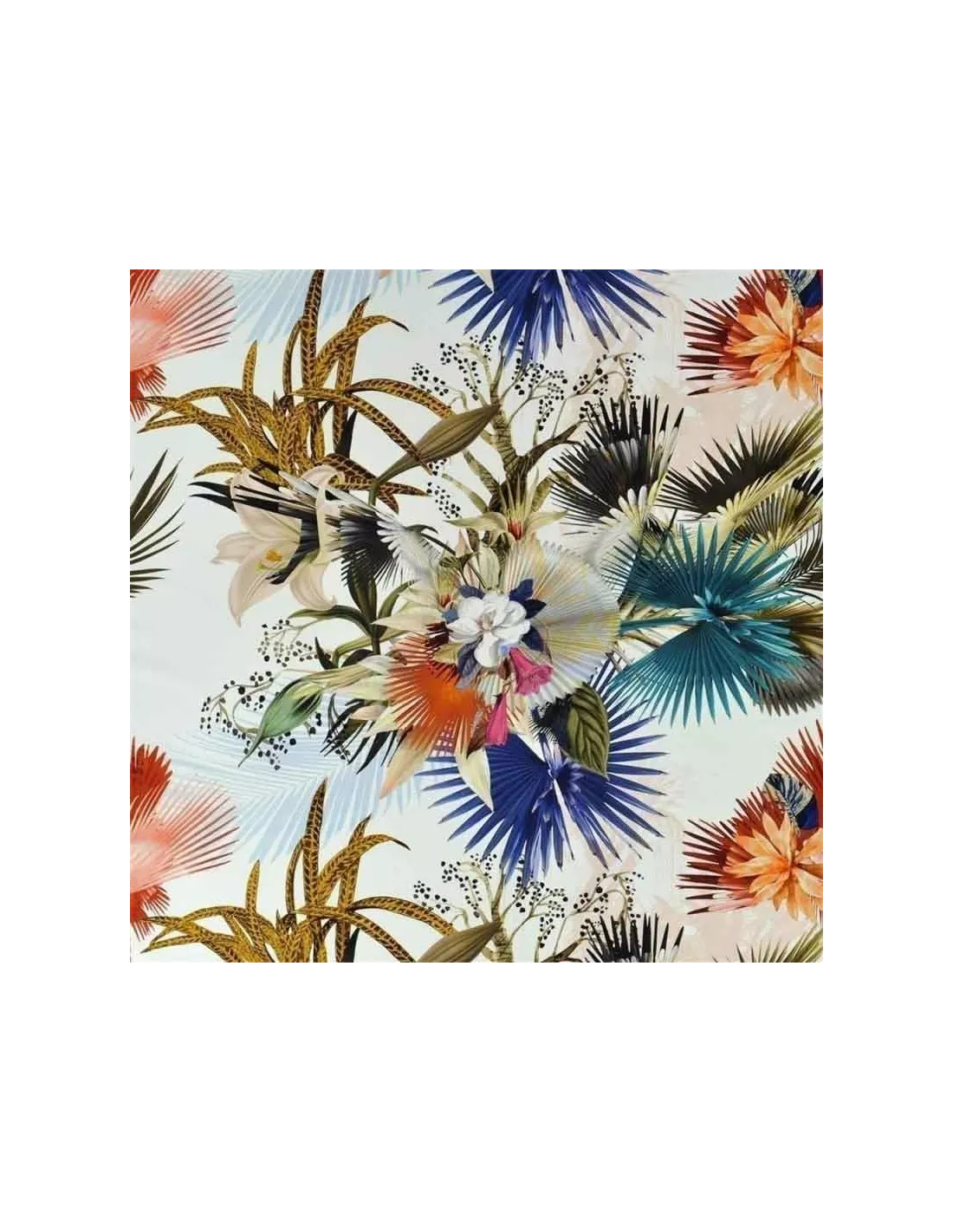 Tissu Oiseau de Bengale Camélia, Christian Lacroix Tissu Oiseau De Bengale Camélia, Christian Lacroix -Deco En Ligne Magasin tissu oiseau de bengale camelia christian