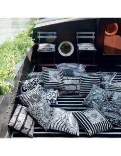 Tissu On The Road Graphite Jean Paul Gaultier 2 Tissu On The Road Graphite Jean Paul Gaultier -Deco En Ligne Magasin tissu on the road graphite jean paul gaultier 2