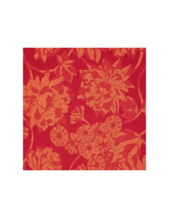 Tissu Pivoine Rouge, K3 Design By Kenzo Takada