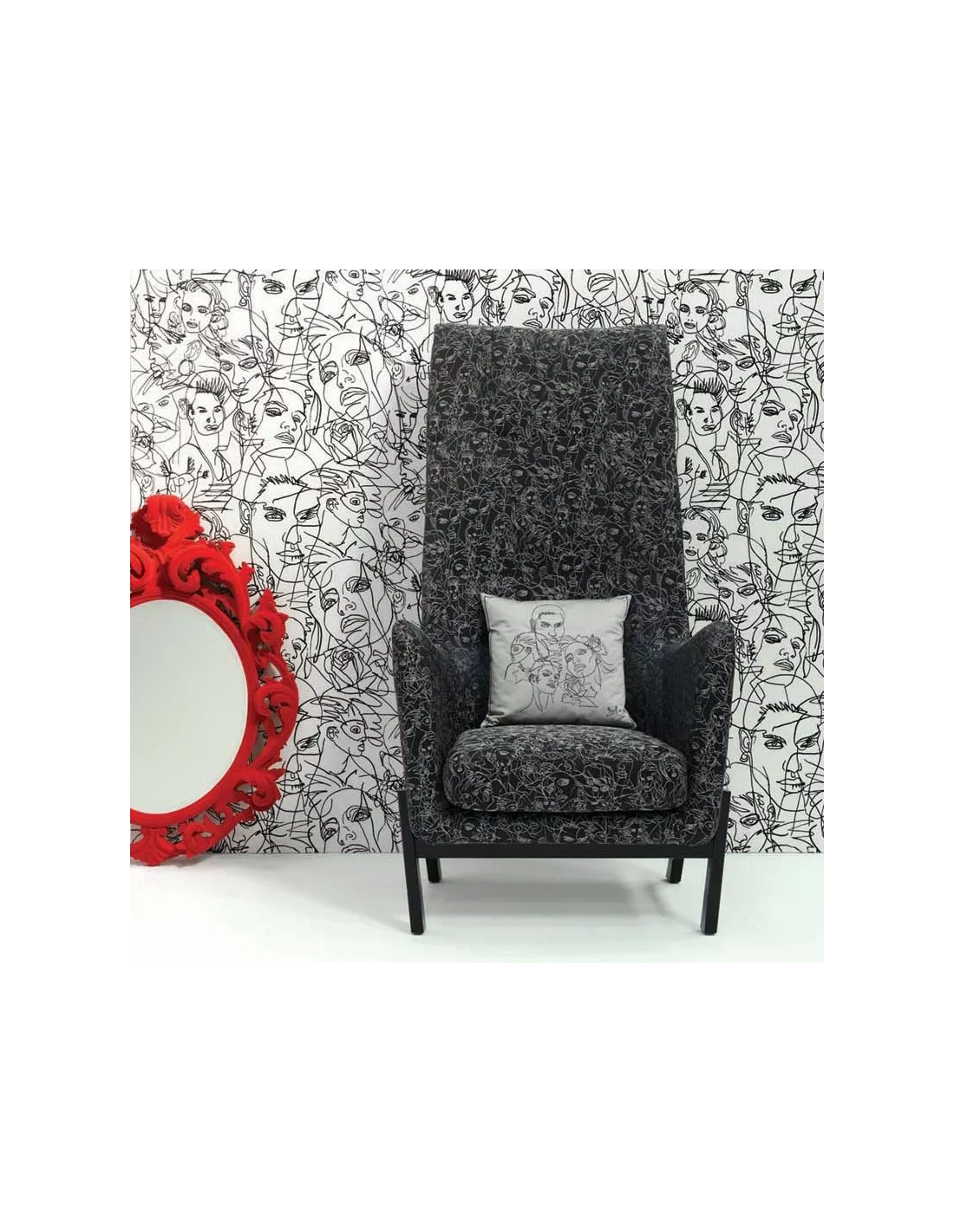 Tissu Regard Ecru, Jean Paul Gaultier Tissu Regard Ecru, Jean Paul Gaultier -Deco En Ligne Magasin tissu regard ecru jean paul gaultier 1