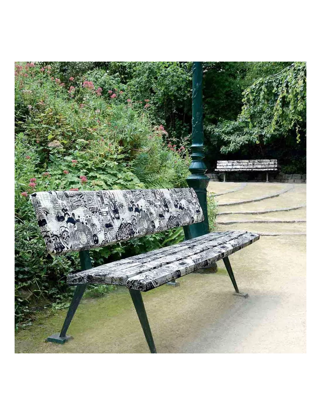 Tissu Street Graphite, Jean Paul Gaultier Tissu Street Graphite, Jean Paul Gaultier -Deco En Ligne Magasin tissu street graphite jean paul gaultier 1