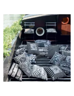 Tissu Suédine Beaux Arts Graphite, Jean Paul Gaultier -Deco En Ligne Magasin tissu suedine beaux arts graphite jean paul gaultier 2