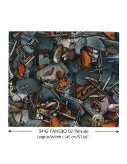 Tissu Suédine Fangio Pétrole, Jean Paul Gaultier 2 Tissu Suédine Fangio Pétrole, Jean Paul Gaultier -Deco En Ligne Magasin tissu suedine fangio petrole jean paul gaultier 2