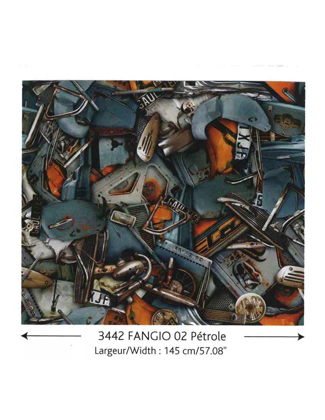 Tissu Suédine Fangio Pétrole, Jean Paul Gaultier Tissu Suédine Fangio Pétrole, Jean Paul Gaultier -Deco En Ligne Magasin tissu suedine fangio petrole jean paul gaultier 2