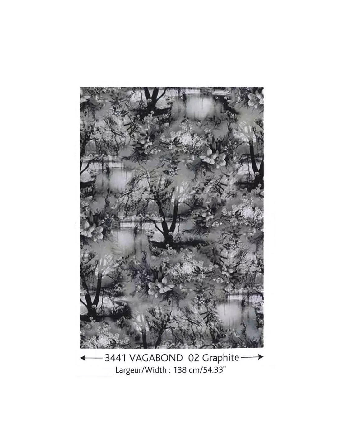 Tissu Vagabond Graphite, Jean Paul Gaultier Tissu Vagabond Graphite, Jean Paul Gaultier -Deco En Ligne Magasin tissu vagabond graphite jean paul gaultier 1