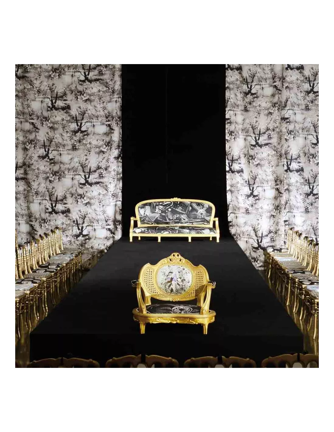 Tissu Vagabond Graphite, Jean Paul Gaultier Tissu Vagabond Graphite, Jean Paul Gaultier -Deco En Ligne Magasin tissu vagabond graphite jean paul gaultier 2