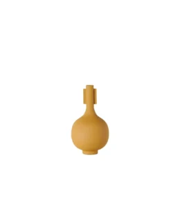 Vase Rondo Métal Moutarde H46