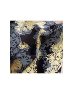 Velours Hana Kiriko Noir Gris, K3 Design By Kenzo Takada -Deco En Ligne Magasin velours hana kiriko noir gris k3 design by kenzo takada 2